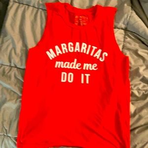 Margaritas made me do it tank!!